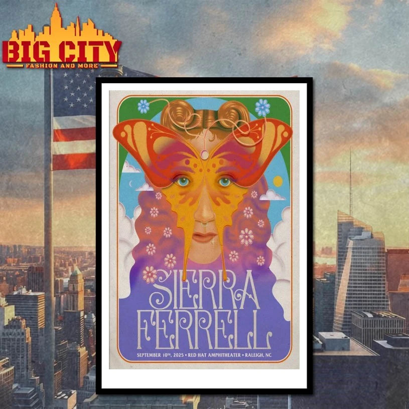 Sierra Ferrell 9.10.2025 Raleigh NC Tour Poster shirt