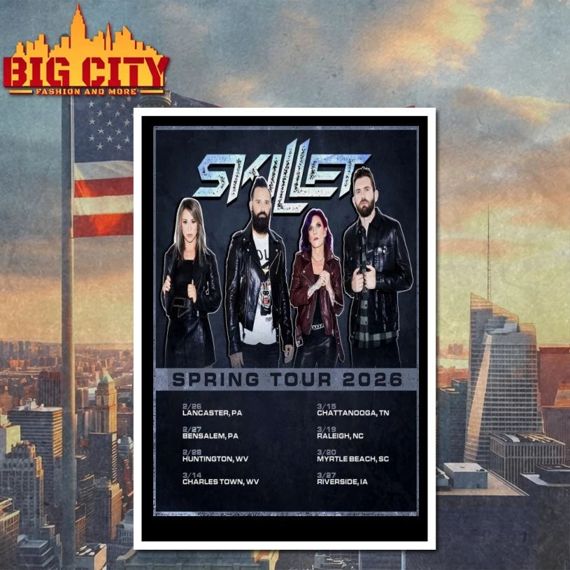 Skillet Spring 2026 Tour Poster shirt