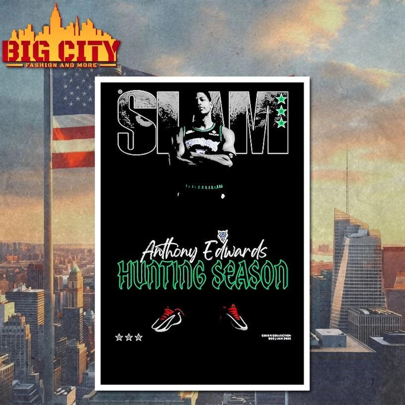 Slam Anthony Edwards Minnesota Timberwolves shirt