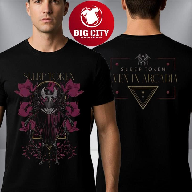 Sleep Token Even In Arcadia Merchandise Collection The Sacred Vessel Two Sided Shirt