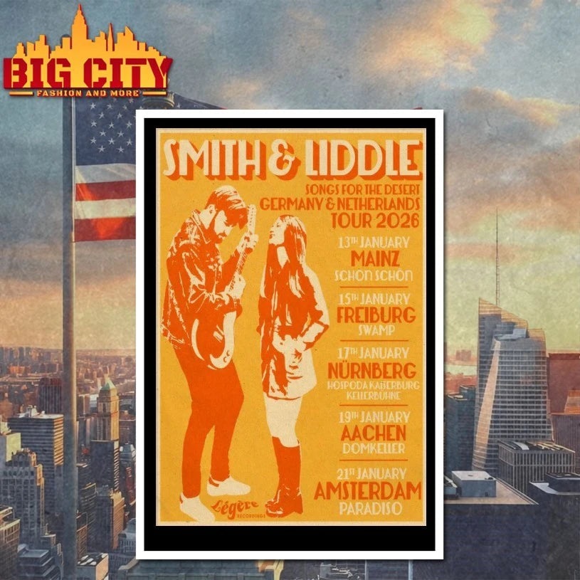 Smith And Liddle Germany And Netherlands Tour 2026 Poster shirt