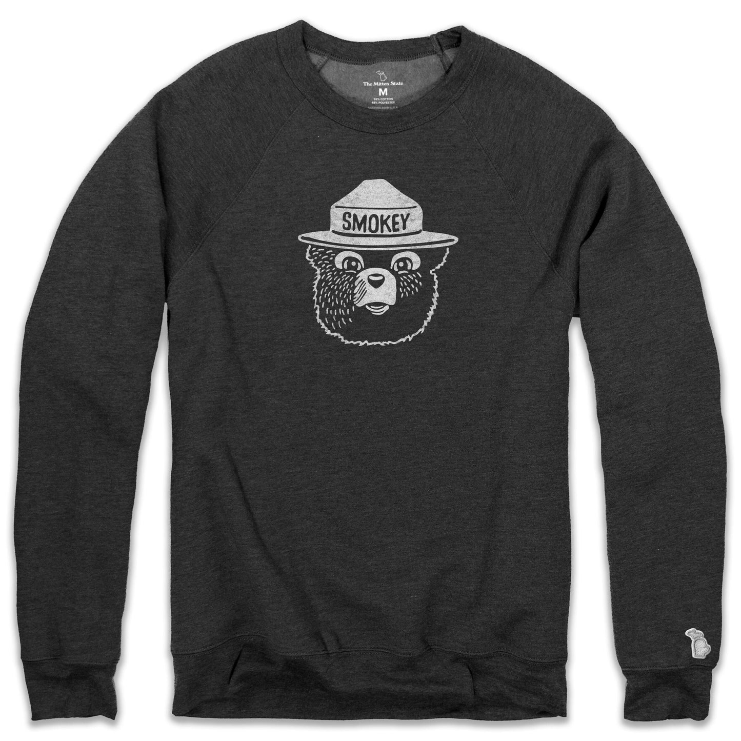 SMOKEY BEAR - WOOD CARVING FLEECE SWEATSHIRT (UNISEX)