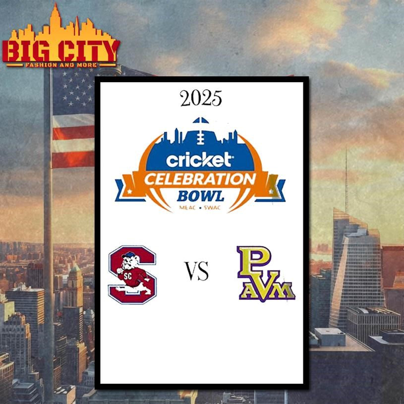 South Carolina State Bulldogs vs Prairie View A&M Panthers Celebration Bowl 2025 Shirt
