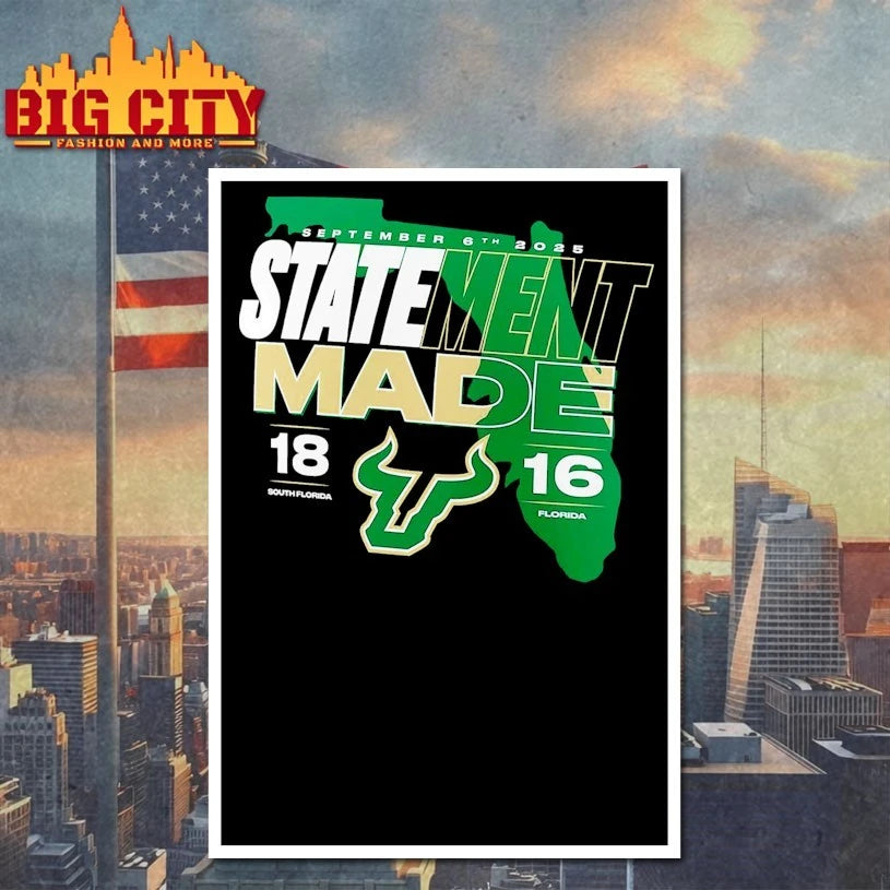 South Florida Bulls vs Florida Gators 2025 shirt