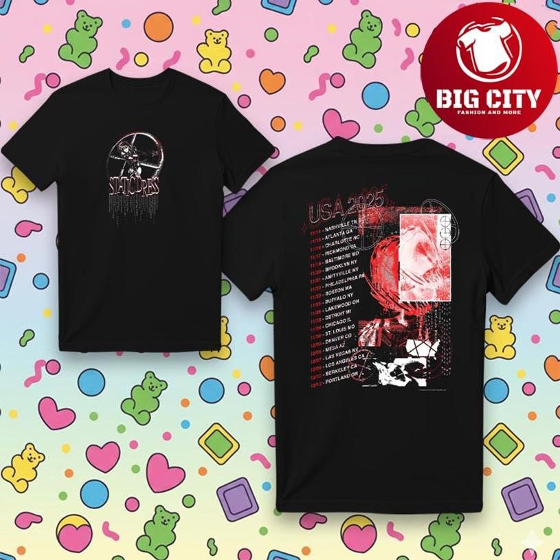 Static Dress 2025 US TOUR Two Sided Shirt