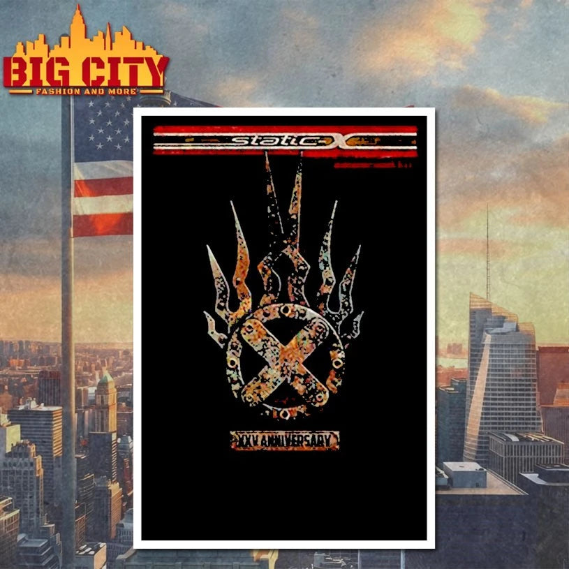 Static-X WDT Color Logo Rusted Shock shirt
