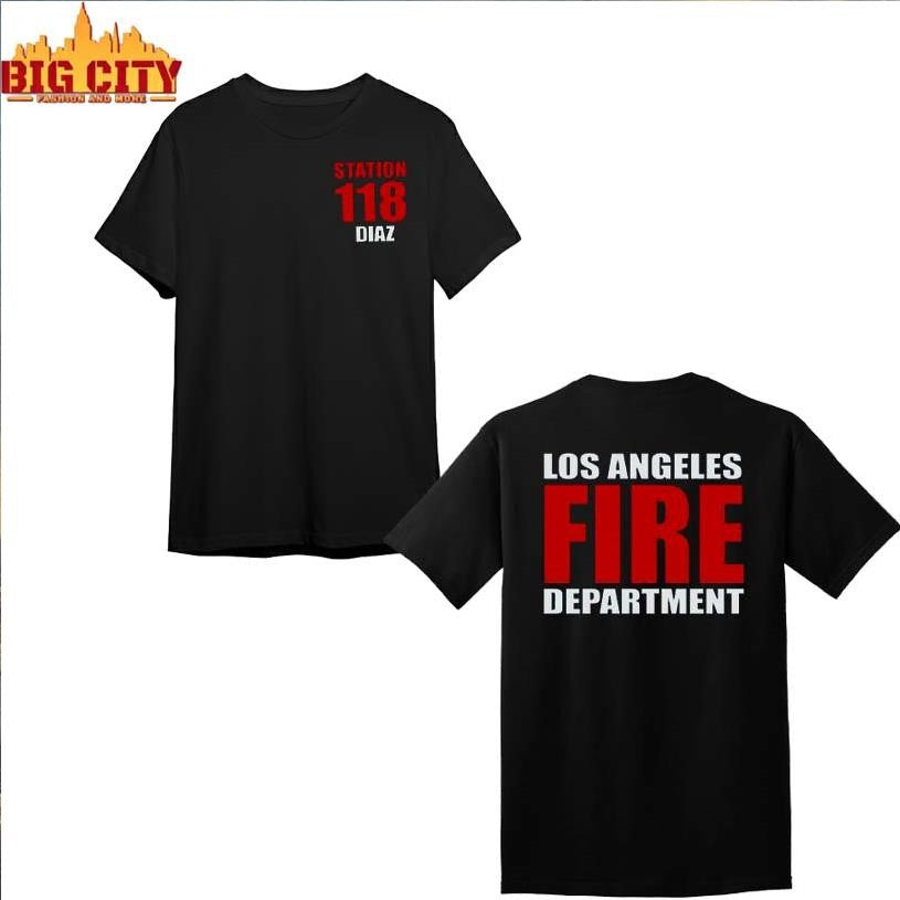 Station 118 Diaz Los Angeles Fire Department Two shirt