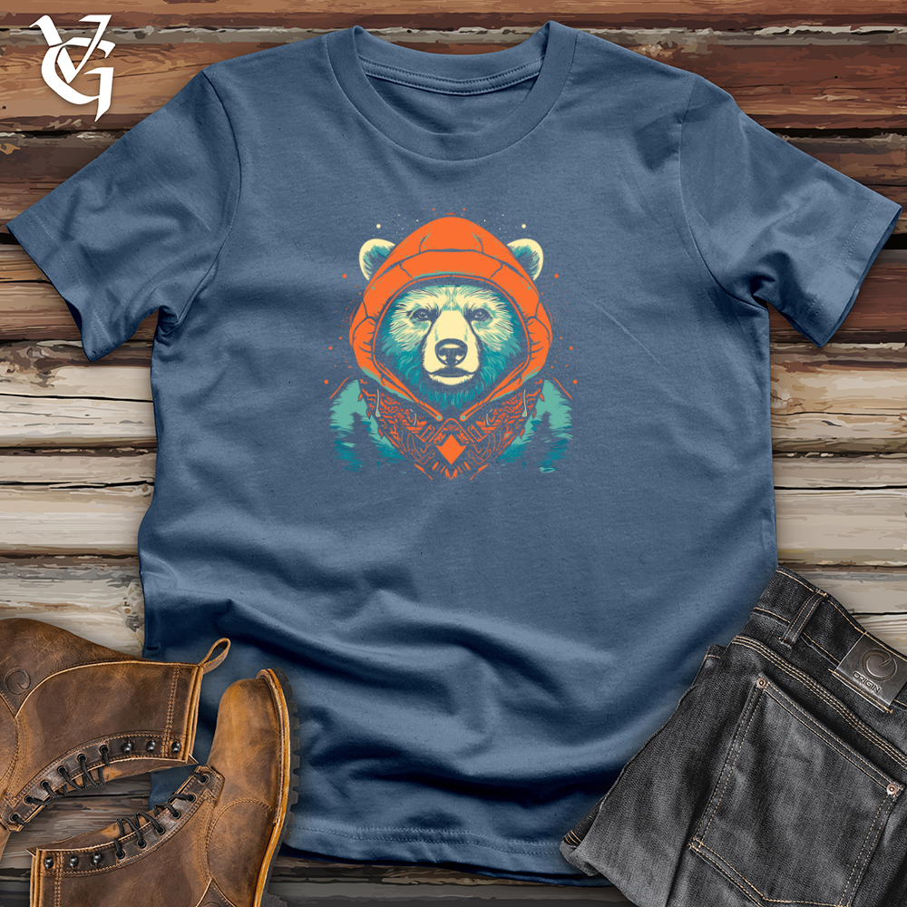 Retro Cosmic Beanie Bear Cotton Tee