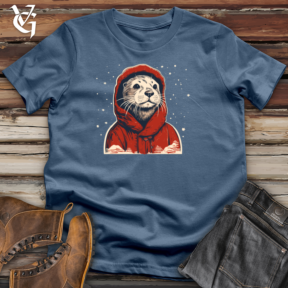 Retro Cozy Otter Cotton Tee