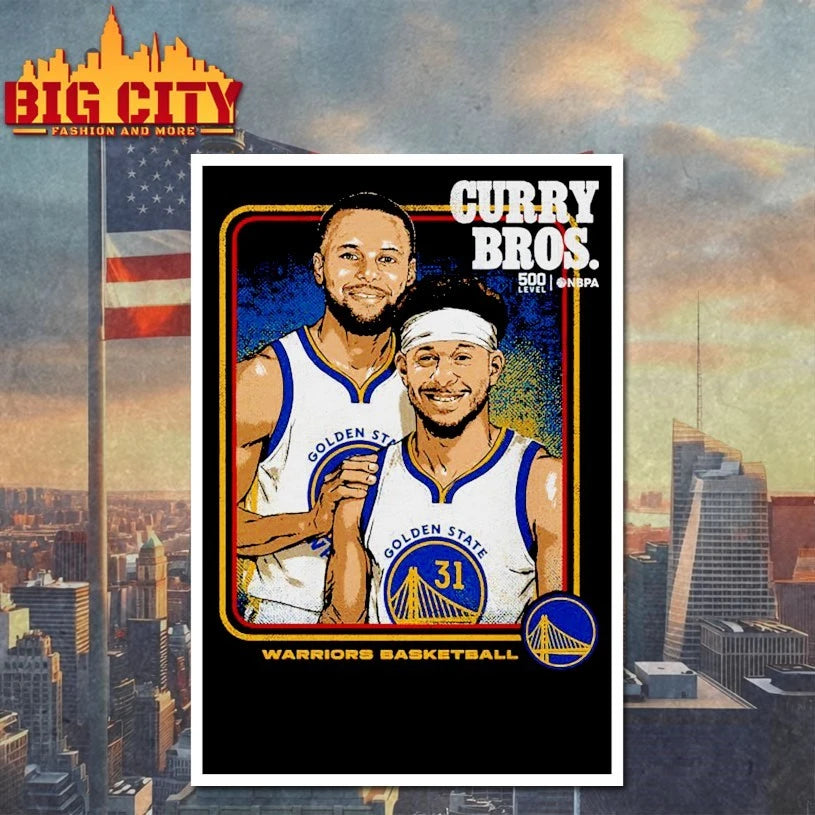 Steph Curry & Seth Curry Golden State Warriors Step Brothers Shirt