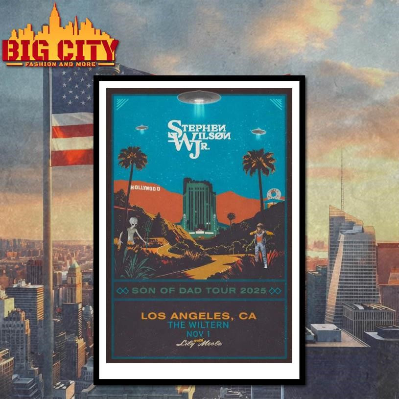 Stephen Wilson JR. Nov 1 2025 In Los Angeles CA Poster Shirt