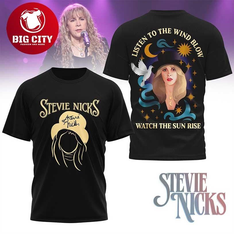 Stevie Nicks Listen To The Wind Blow 2025 Two Sided Shirt