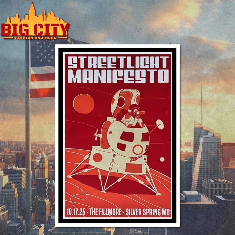 Streetlight Manifesto Tour Silver Spring, Maryland 10.17.2025 Poster shirt