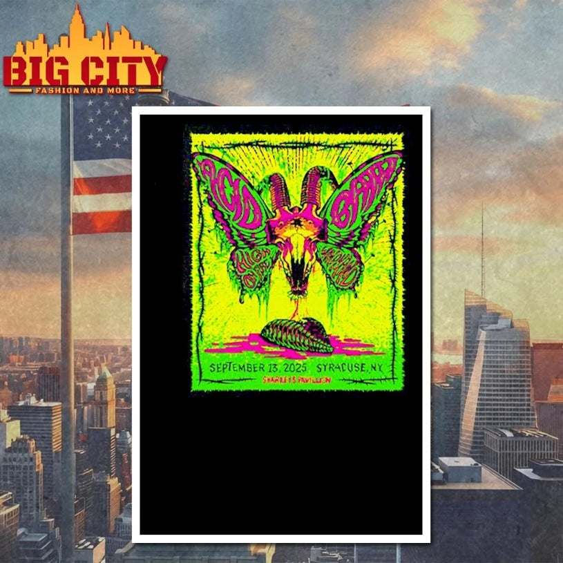 Syracuse Acid Bath Sep 13 2025 New York Tour shirt