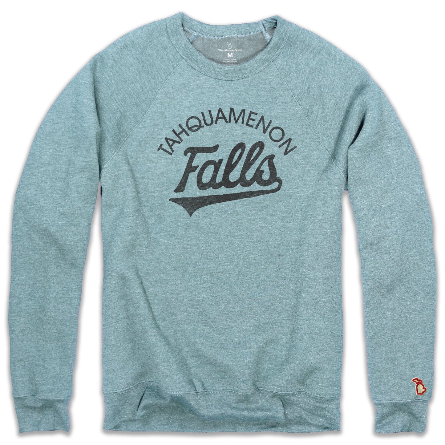 TAHQUAMENON FALLS SCRIPT FLEECE SWEATSHIRT (UNISEX)