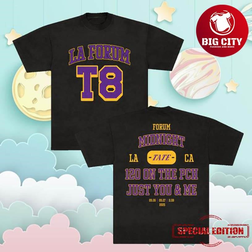 Tate Mcrae La Forum Event Two Sided Shirt