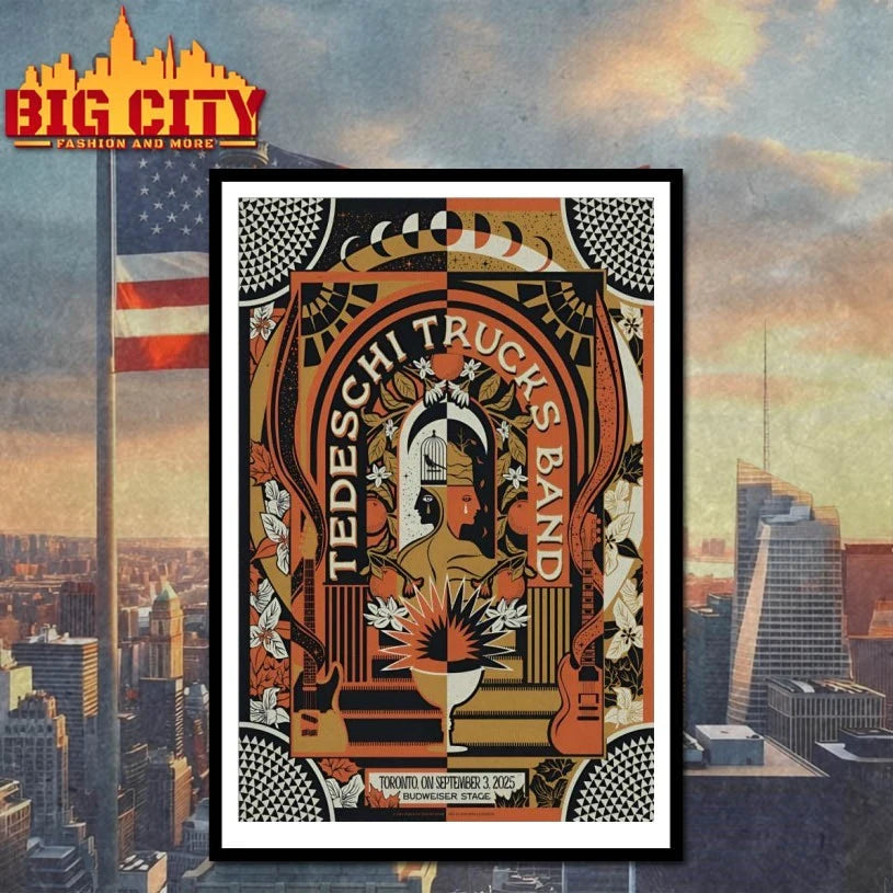 Tedeschi Trucks Band Sept 3 2025 Budweiser Stage In Toronto ON Poster Shirt
