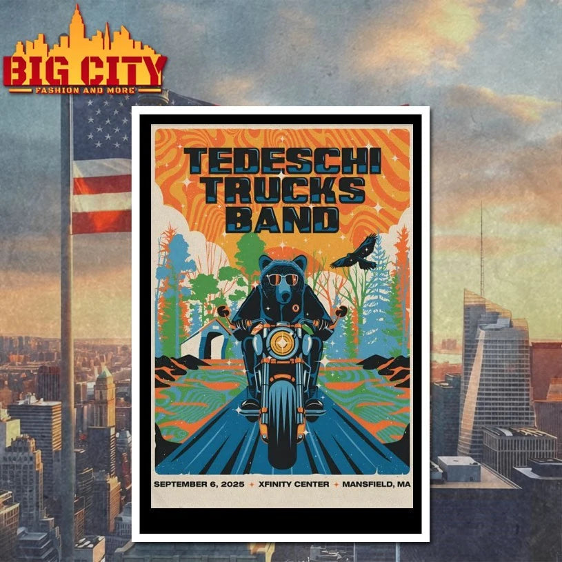 Tedeschi Trucks Band Sept 6 2025 In Mansfield MA Poster Shirt