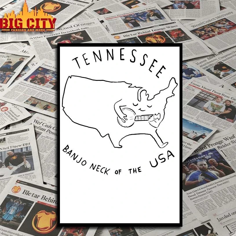 Tennessee Banjo Neck Of The USA shirt