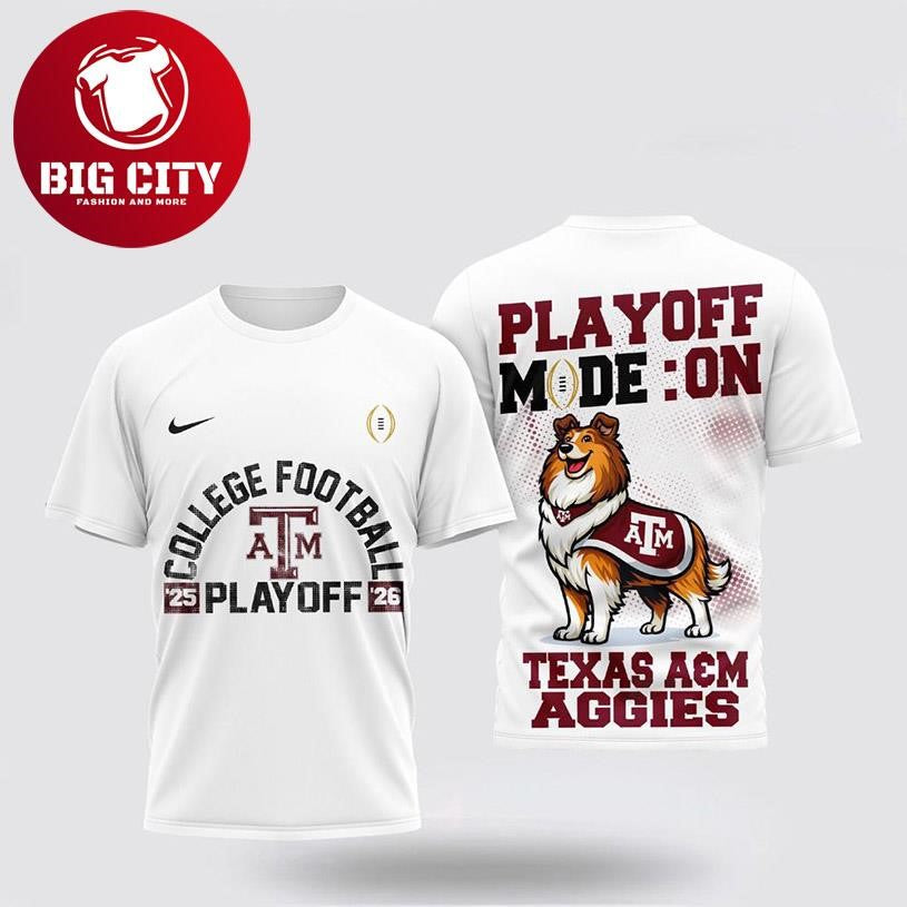 Texas A&M Aggies NCAA PlayOff Two Sided Shirt