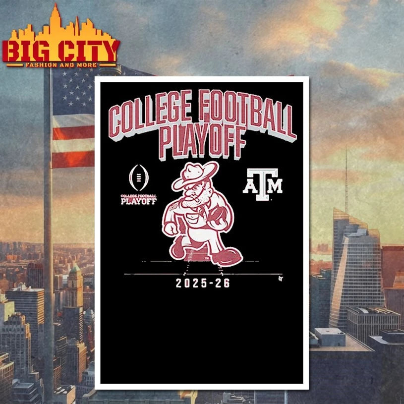 Texas A&M College football playoff 2025 CFP Mascot shirt