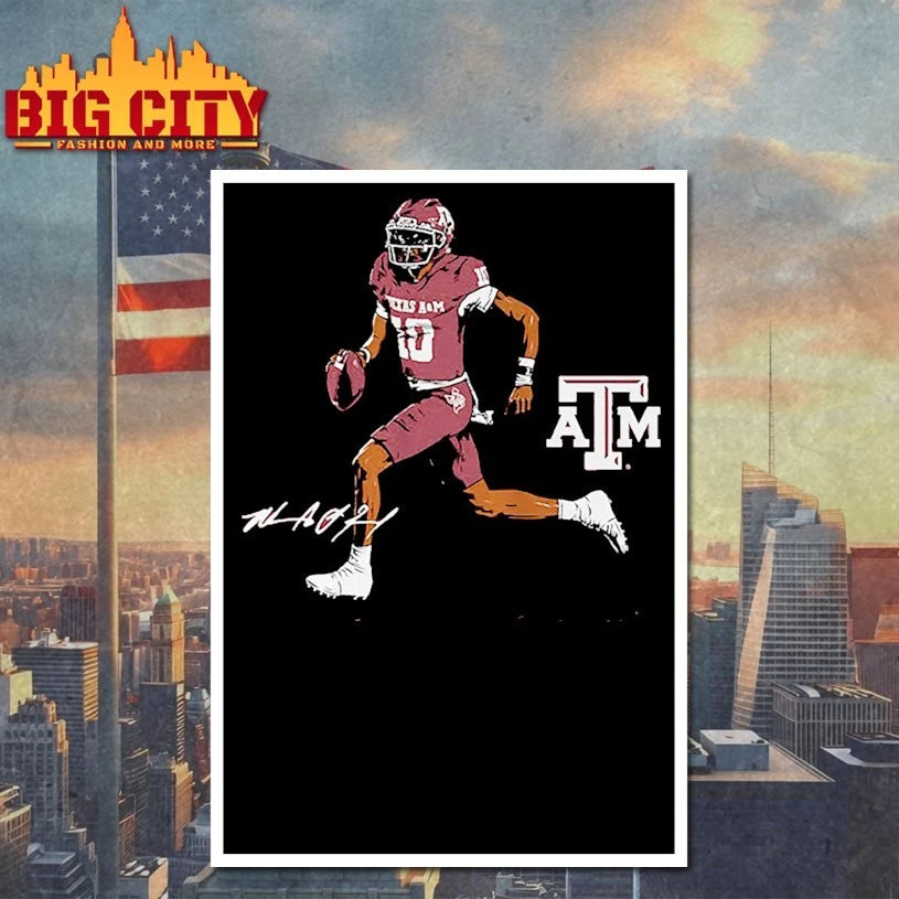 Texas A&M Football Marcel Reed Superstar Pose signature shirt