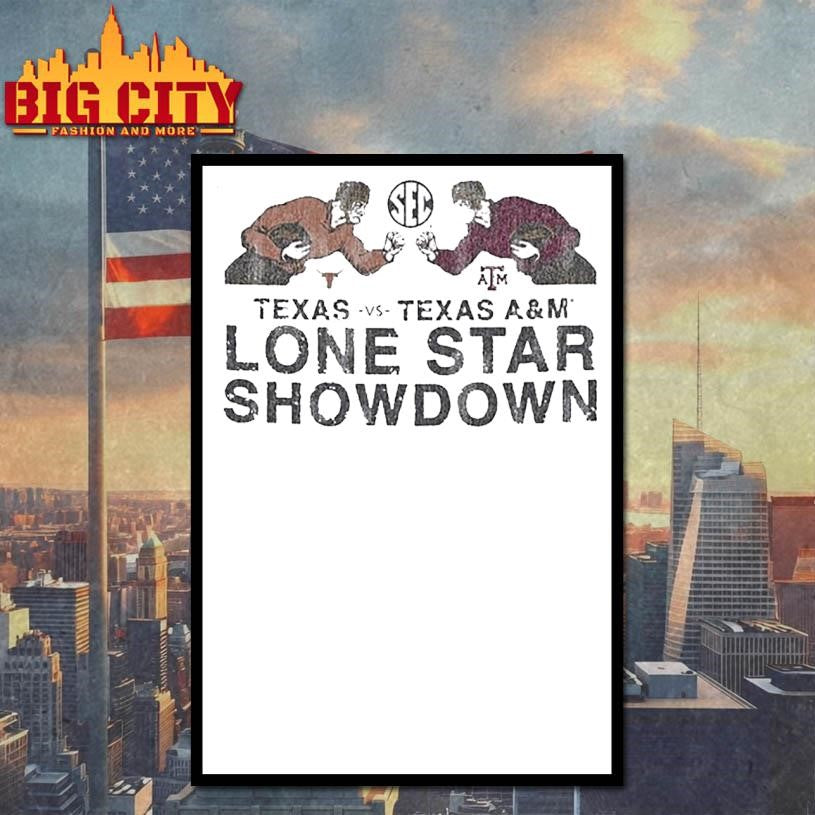 Texas Am Vs Texas Lone Star Showdown Battle Player Shirt