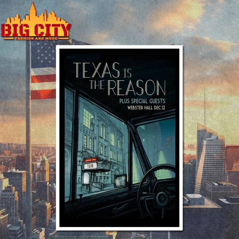 Texas Is The Reason 12.12.2025 Webster Hall In New York Poster shirts