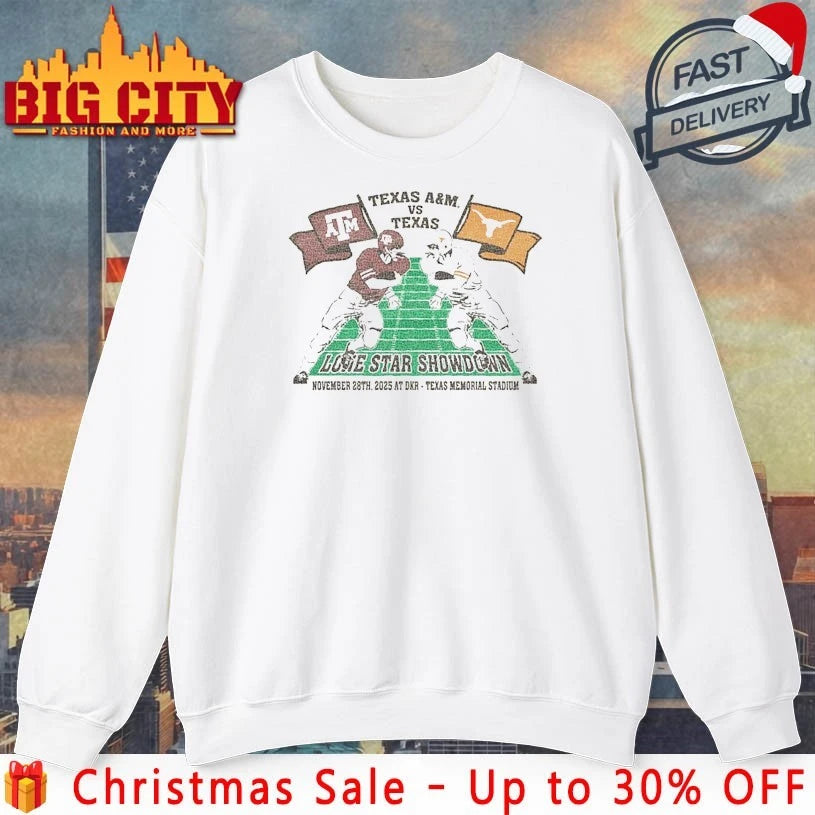 Texas Longhorns Ivory Vs Texas A&M Lone Star Showdown 2025 Shirt