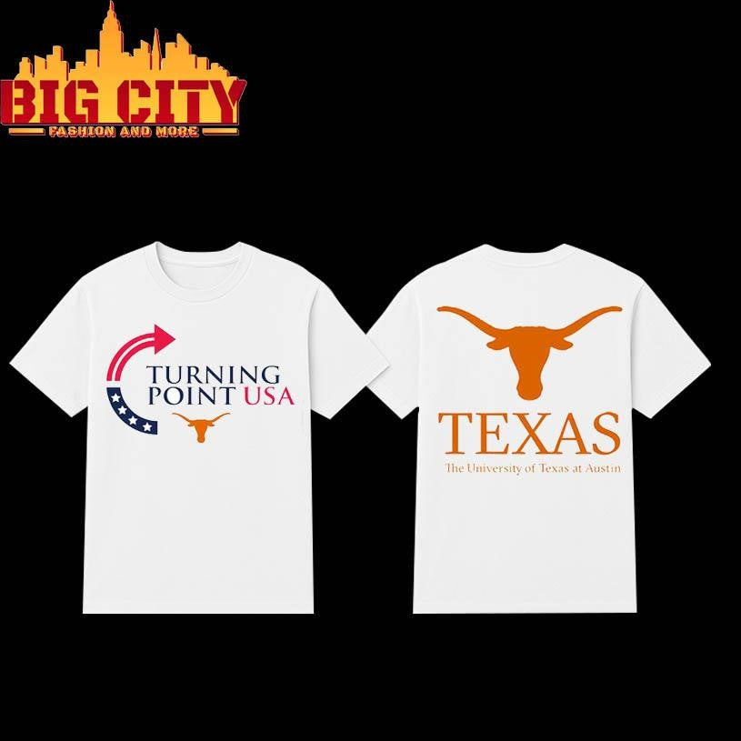 Texas Longhorns University x Turning Point USA Two Sided Shirt