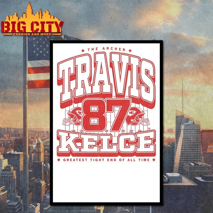 The Archer 87 Travis Kelce Greatest tight end of all time shirt