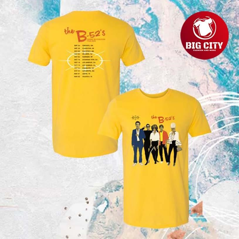 The B52s Self Titled 2025 Tour Two Sided Shirt
