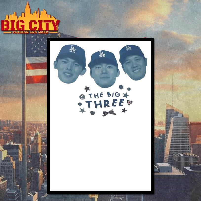 The Big Three Dodgers Players Shirt