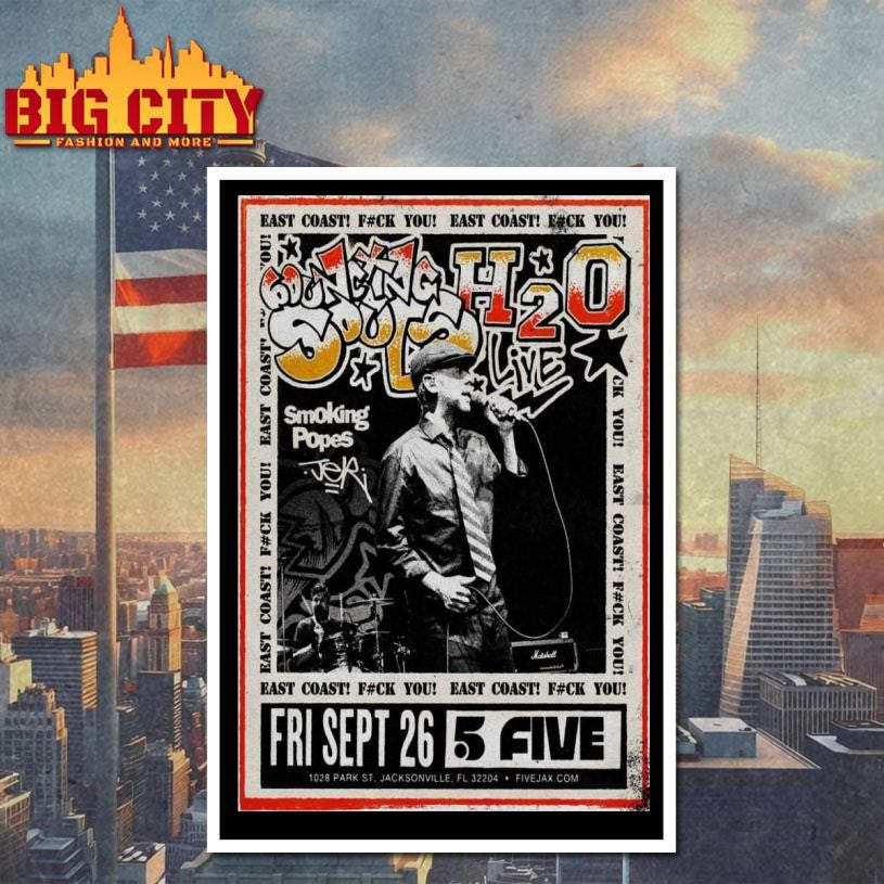 The Bouncing Souls Jacksonville Sept 27 2025 Poster Shirt