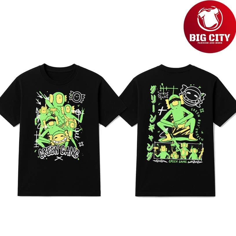 The Boys Green Gang Group Photo 2025 Two Sided Shirt