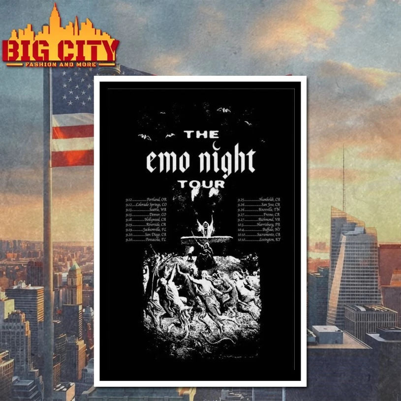 The Emo Night Tour 2025 Poster shirt