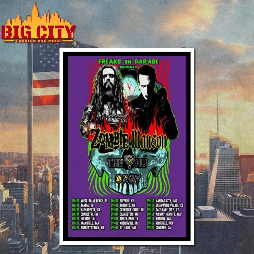 The HU NA Tour 2026 Poster Shirt