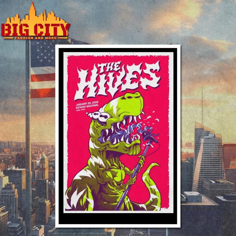 The Hives Lima Peru January 25 2026 Poster Shirt