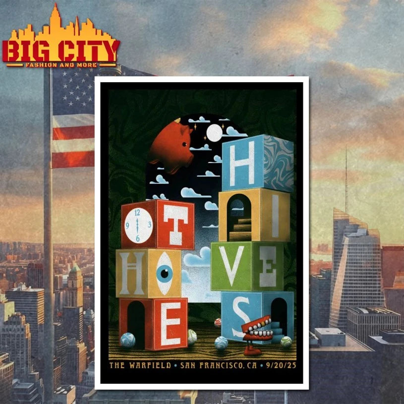 The Hives San Francisco CA Sep 20 2025 Poster shirts