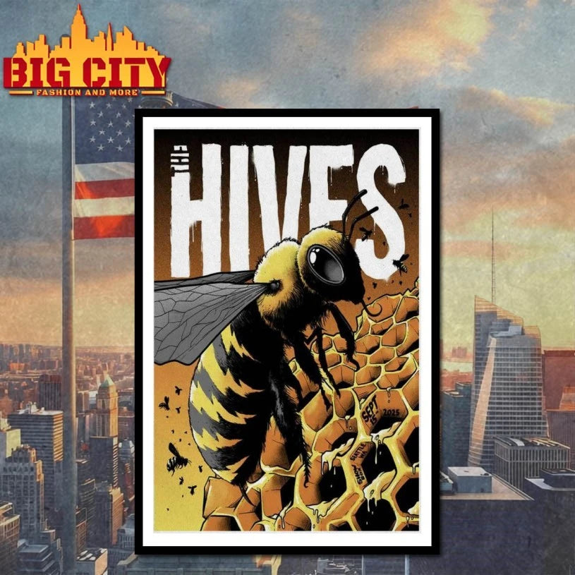 The Hives Show Box Sept 15 2025 Seattle WA Poster shirt
