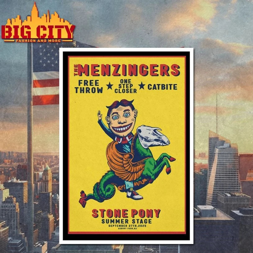 The Menzingers Sep 27, 2025 Asbury Park, NJ Poster Shirts