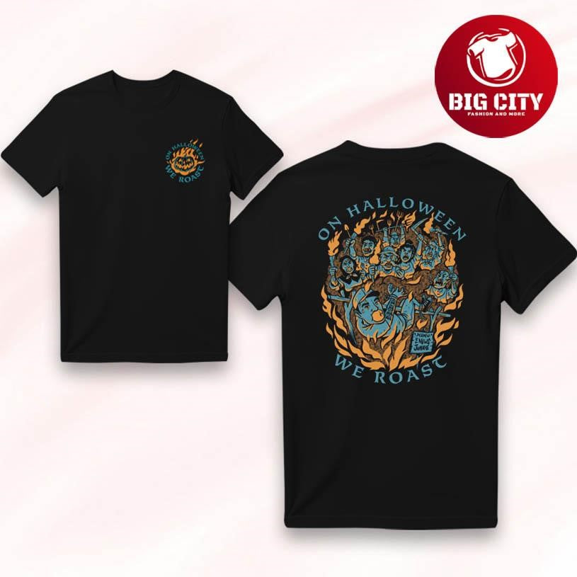 The News Junkie Roast Two Sided Shirt