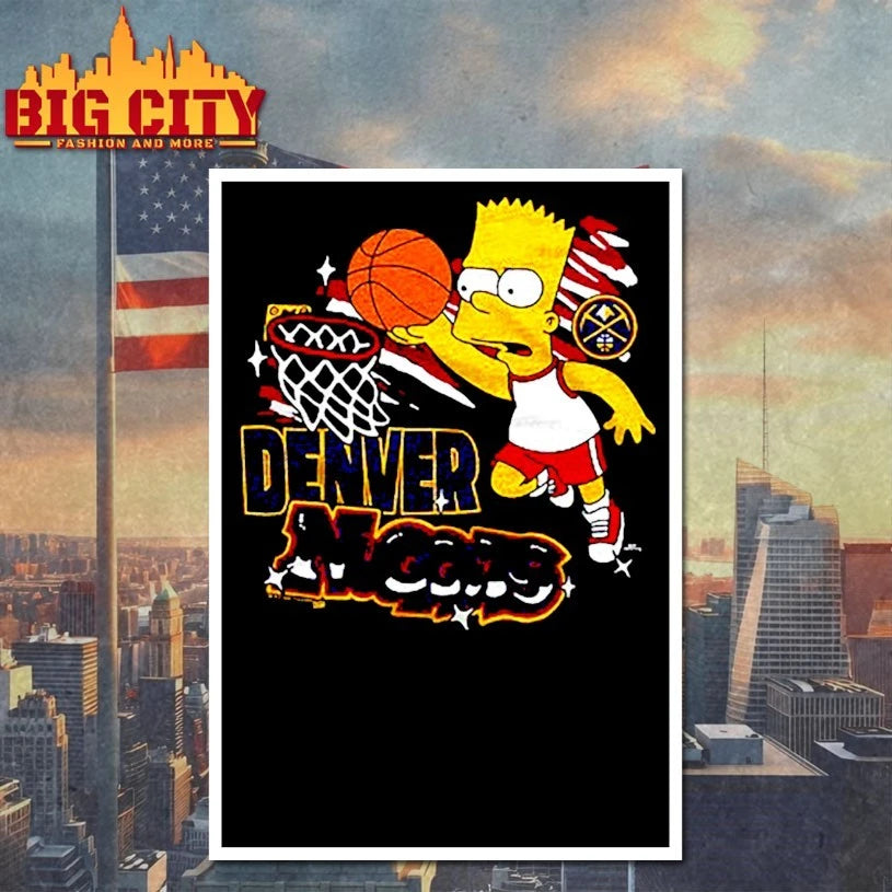 The Simpsons Bart x Denver Nuggets shirt