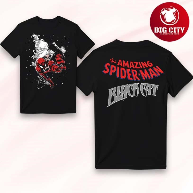 The Spidey & Black Cat Two Sided Shirt