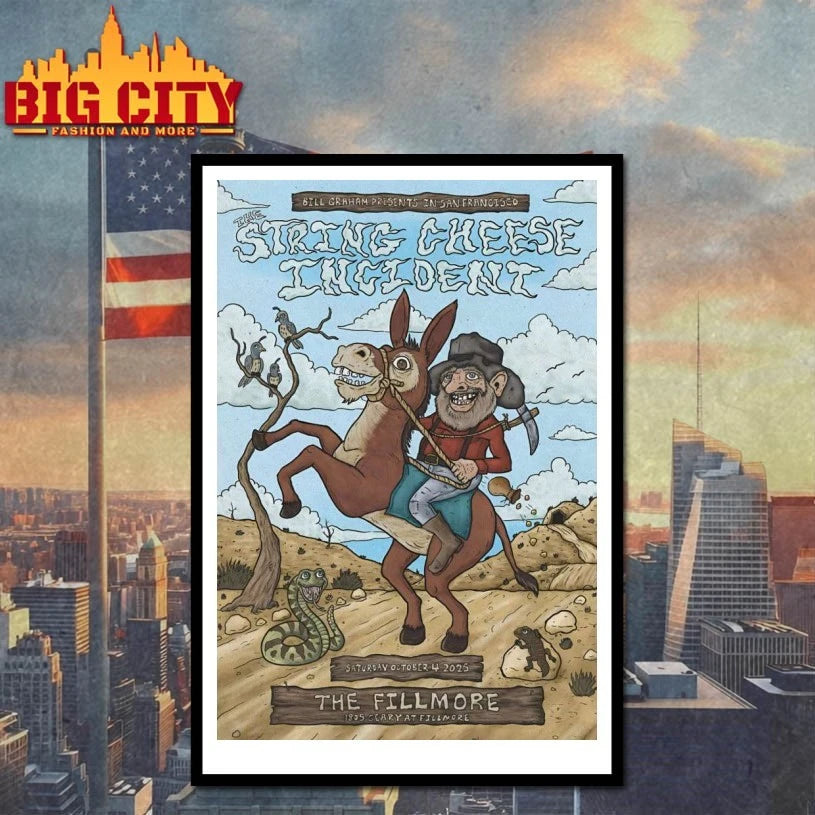 The String Cheese Incident San Francisco CA October 4 2025 Poster shirt