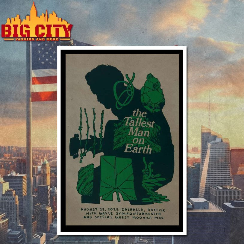 The Tallest Man On Earth Dalhalla Rättvik Sweden Aug 23 2025 Poster Shirt