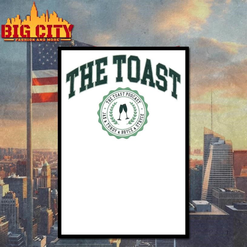 The Toast Podcast Emblem Shirt