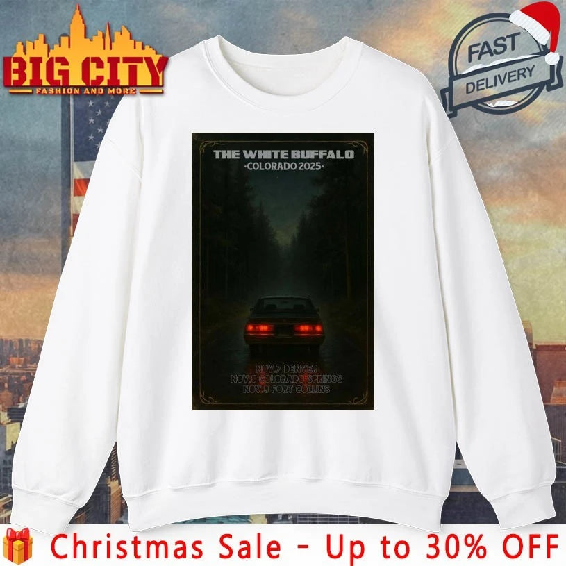 The White Buffalo Colorado 2025 Poster shirt