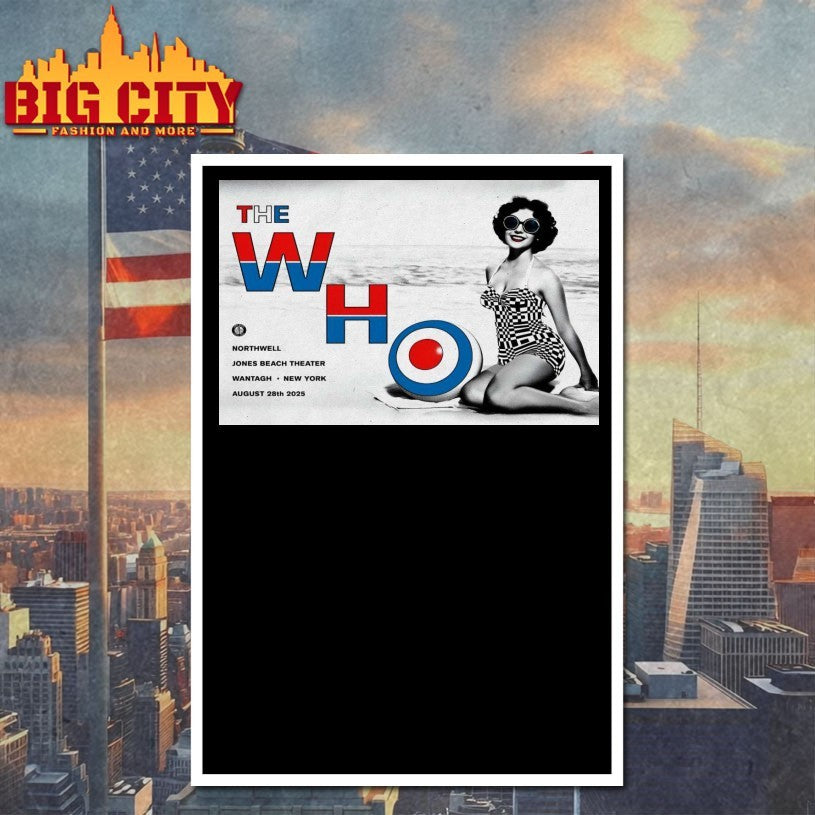 The Who Aug 28 2025 At Jones Beach Theater In Wantagh NY Poster Shirts