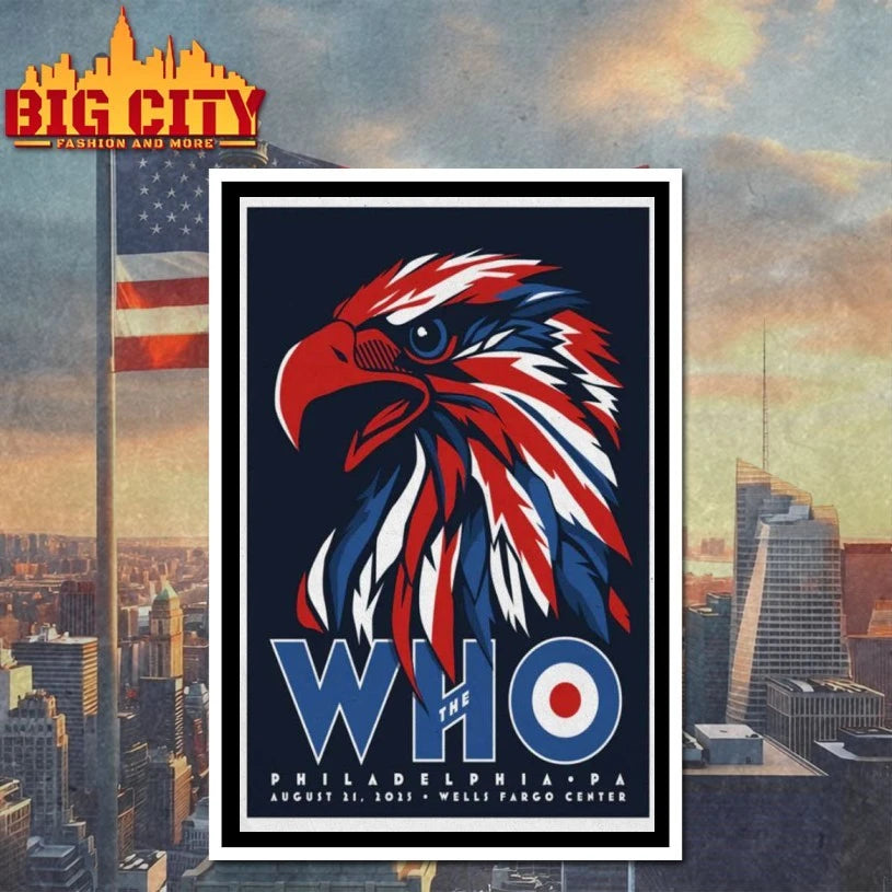 The Who Philadelphia PA 2025 Poster shirt